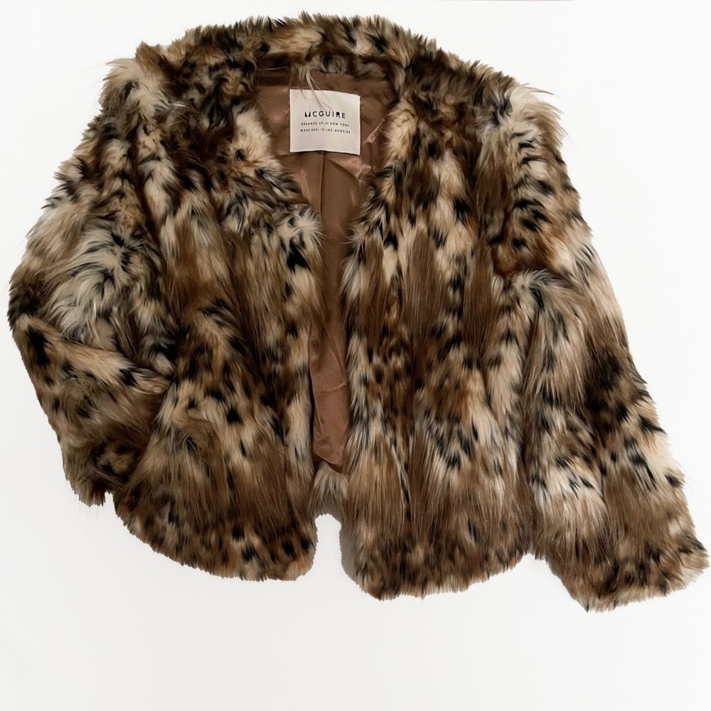 COPY - McGuire Faux Fur Animal Print Coat 🐆